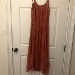 Sundance Belted Dress Terracotta-Colored, Size M